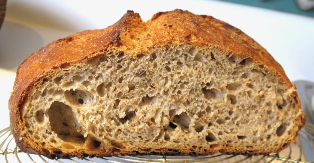 Rye Bread Crumb